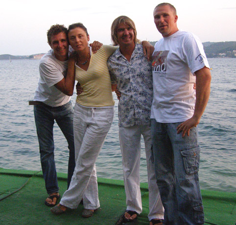 Mateusz, Joasia, Mirek, Mario
