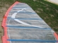 Żagiel funboardowy Slim, używany, powierzchnia 6,6m2 i 8.2m2, cena 220zł.