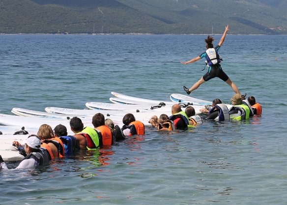 Mamy kilka patentów (związanych z windsurfingiem) na bezwietrzne przedpołudnia:)